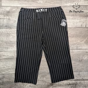 Mixit Striped Cropped Pants Size 4